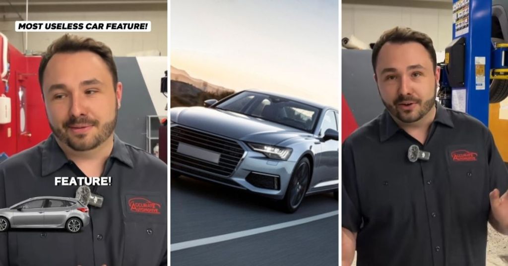 Mechanic talking about car features