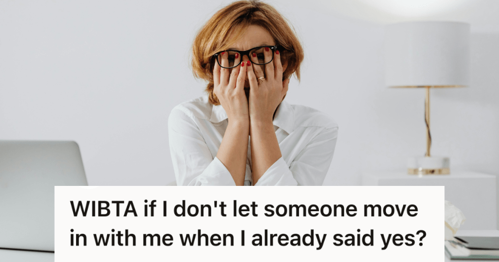 stressed woman putting her hands on face