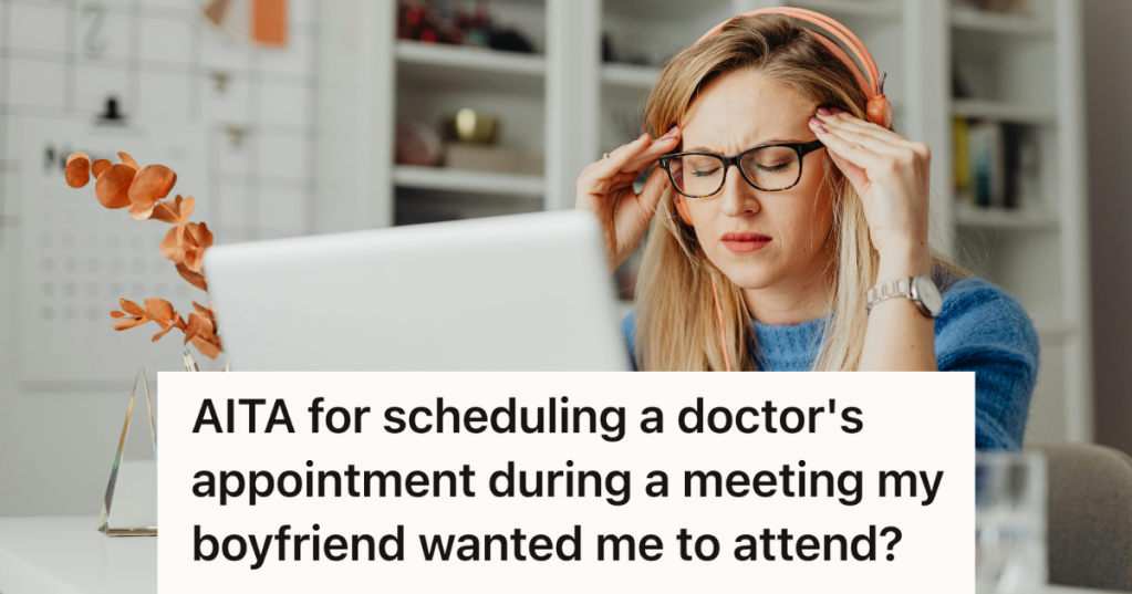 stressed woman working at laptop