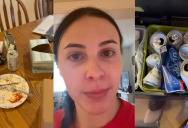 She Left Her Dad At Home Alone For Three Days, And Now She’s Showing How Gross Her House Got When She Got Back