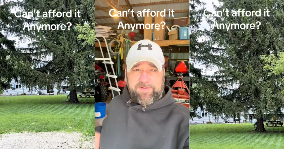 man talking about taxes