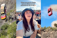 Citizens Of Glacier View, Alaska Celebrate July 4 By Launching Cars Off Of A  Cliff