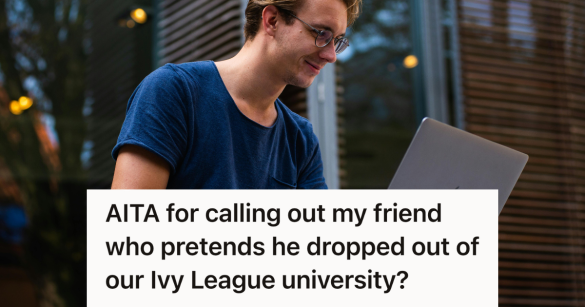 tech bro typing on his laptop