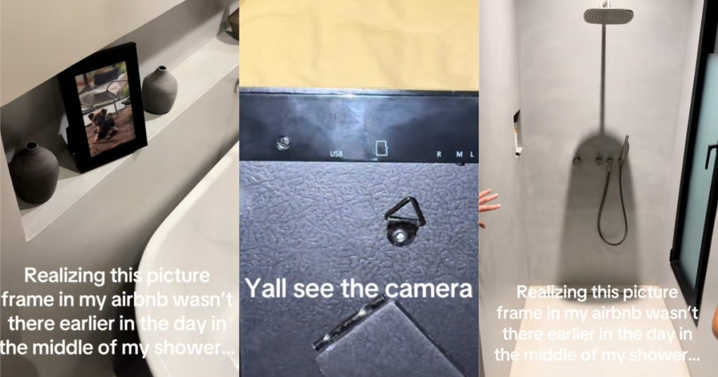 hidden camera in an airbnb