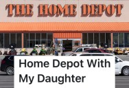 Dad Wore His Daughter’s Child-Sized Home Depot Apron While Shopping, And Customers Thought He Worked There
