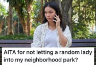 A Woman Tried to Get Into Her Neighborhood Park Without A Key, But This Resident Wouldn’t Let Her In