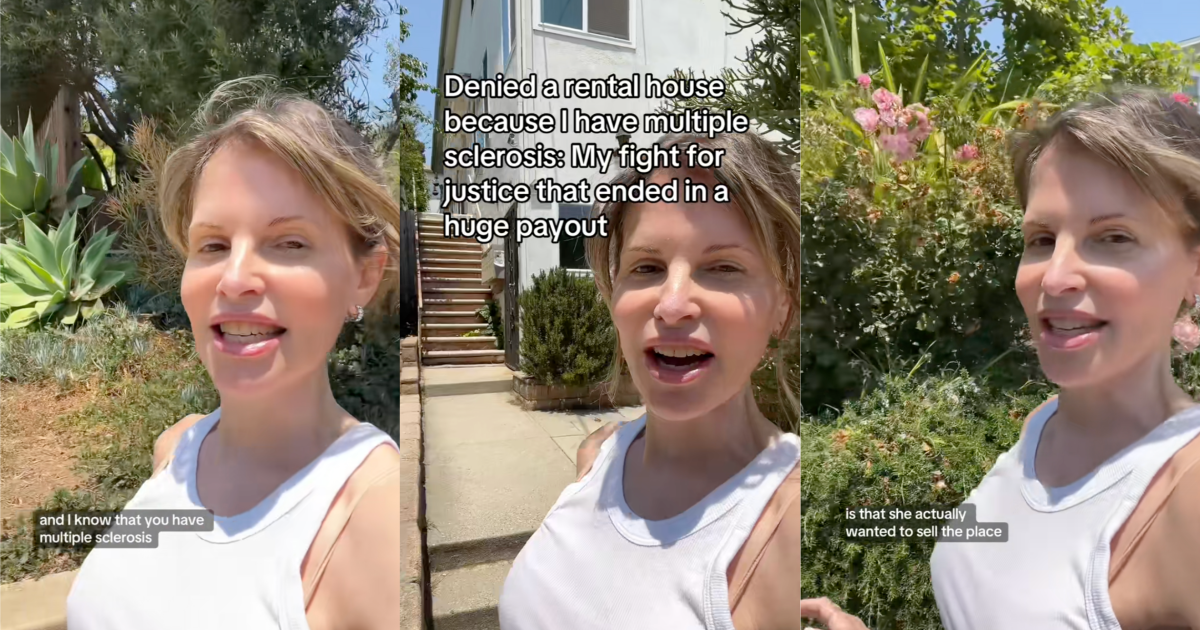 woman walking on a street