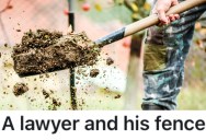 A Neighbor Forced Him To Tear Down His Fence, So They Dumped A Huge Load Of Dirt To Mark The Property Line