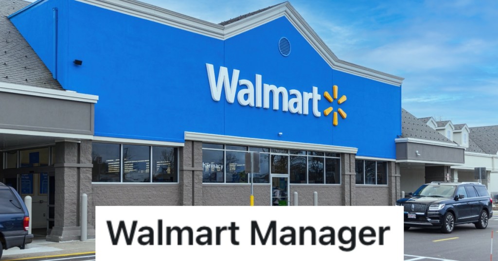 exterior of a walmart store