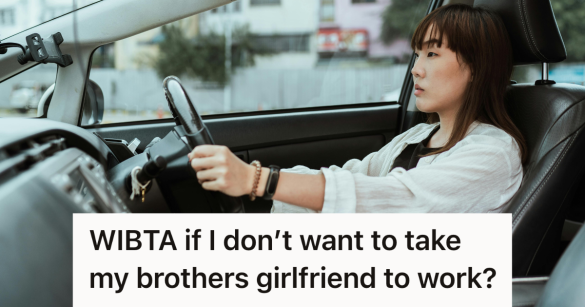 woman driving in the car