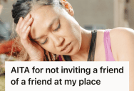 A Friend Pressured Them To Invite Someone They Barely Knew To Their New Apartment, And When They Refused, It Caused Tension In The Friend Group