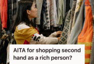 Well-Off Teen Tried To Buy Secondhand Jeans Online, But Her Friend Accused Her Of Taking Them From A Poor Person Who Needed Them