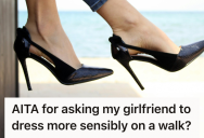 He Told His Girlfriend To Dress More Sensibly For Their River Trail Walk, But She Accused Him Of Being Controlling