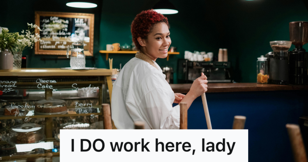 woman working at a restaurant