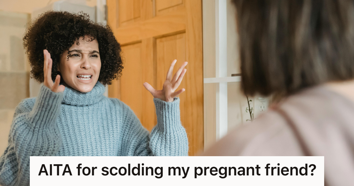 woman yelling at her friend