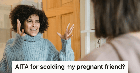 woman yelling at her friend