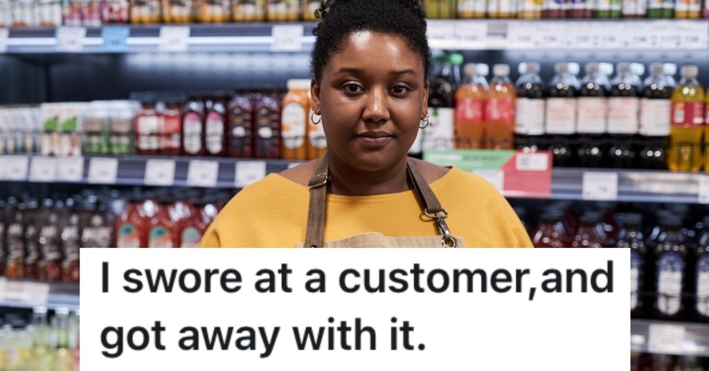 woman working in a store
