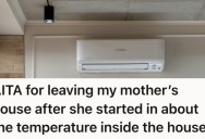 Grown-Up Child Has Been Having The Same Argument About The AC With Elderly Mom For Decades. But Now Things Have Escalated, And Her Words Are Becoming Hurtful