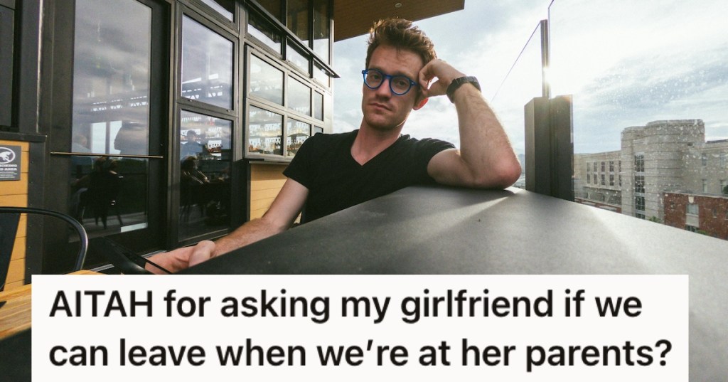 A bored man on a balcony