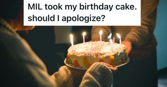 A birthday cake with candles