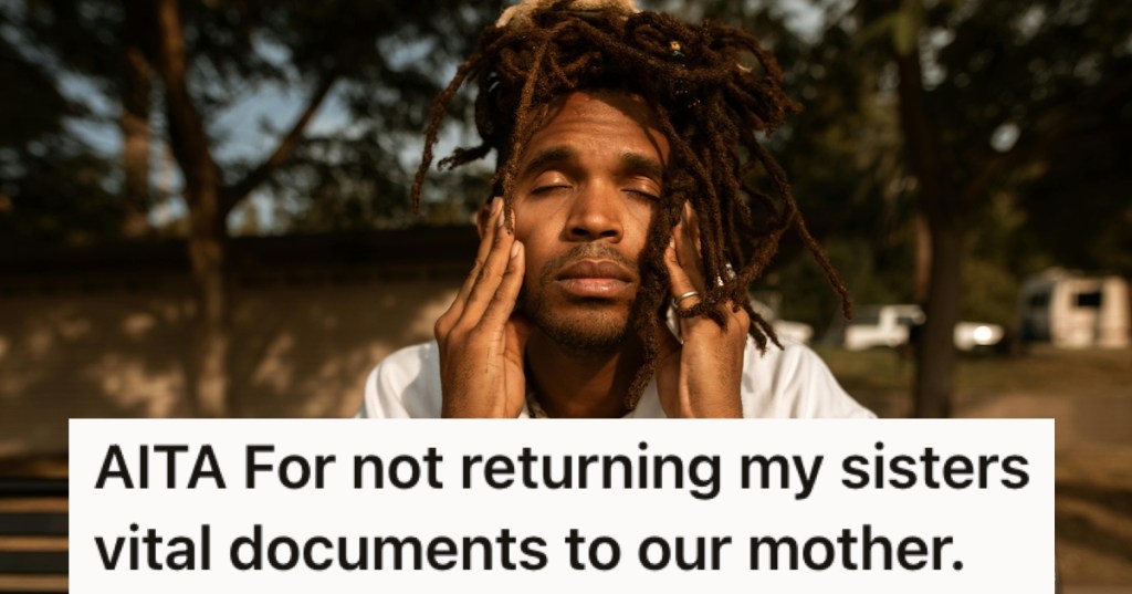 A man with his head in his hands