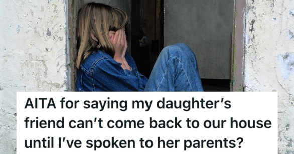 A child in a doorway