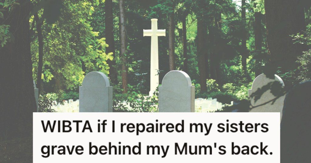 Headstones in a graveyard