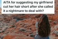 Supportive Boyfriend Saw His Girlfriend Struggling With Her Hair, So He Made A Heartfelt Suggestion That Made Her Question Her Whole Identity