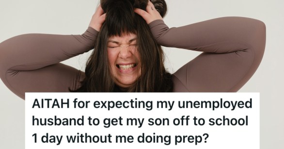 An annoyed woman with her hands in her hair