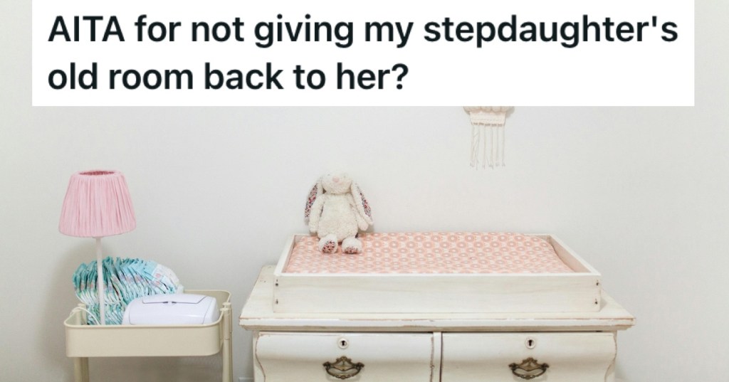 A baby's changing table and soft toy