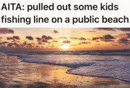 Texas Beachgoer Found A Kid’s Fishing Line During His Stroll Through The Waves, But After He Dealt With It, Nine Angry Kids And Their Parents Were Waiting To Confront Him