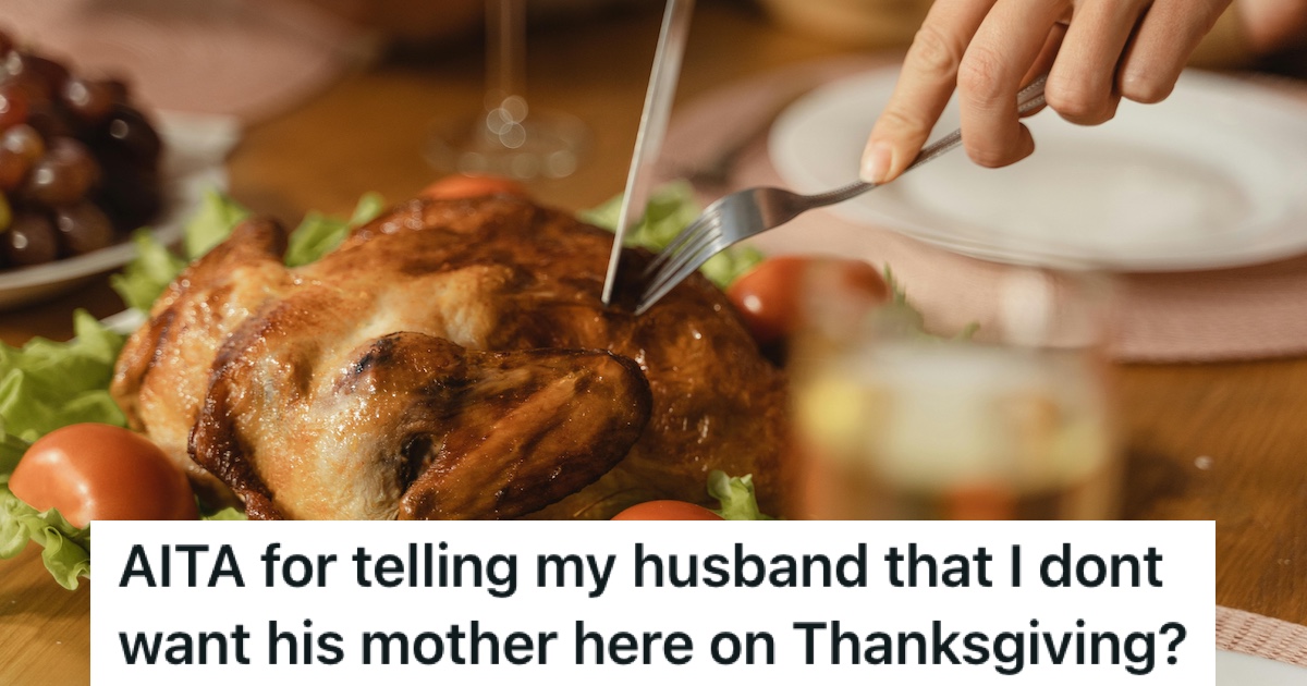 Cutting a Thanksgiving turkey