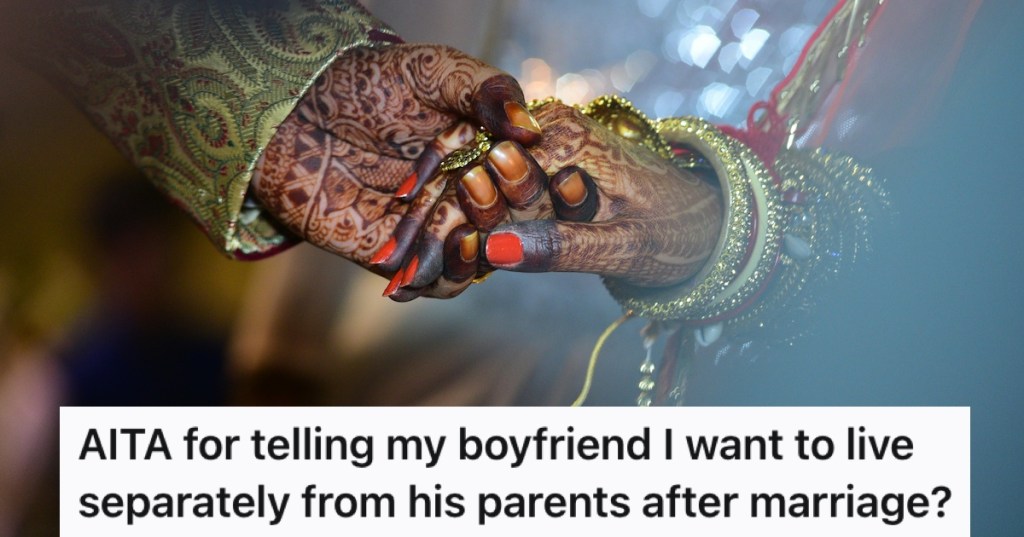A couple holding hands in an Indian wedding ceremony