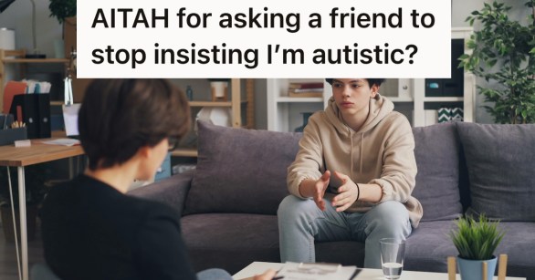Teen boy talking to therapist