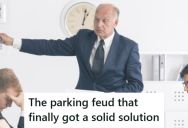 One Business Owner Was Upset That The Company Next Door Kept Using His Parking Spots, So He Implemented A System That Put An End To It