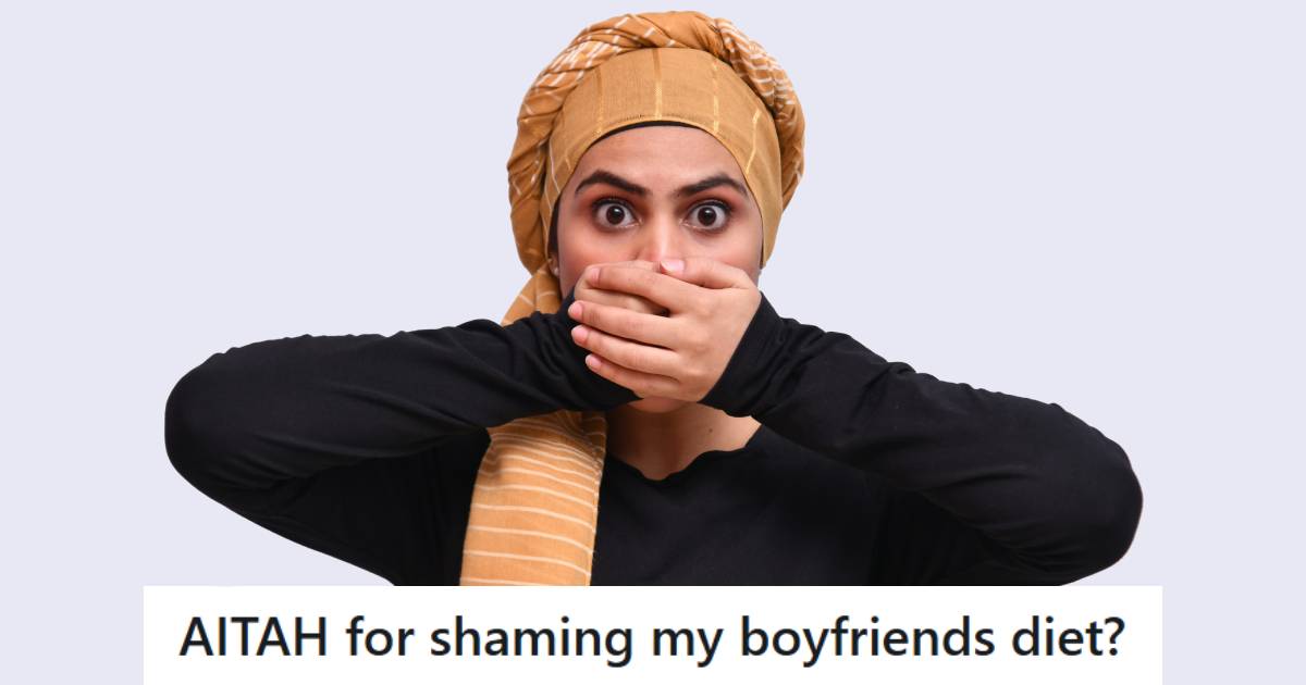 Woman holding her face due to her boyfriend's very smelly farts