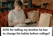 Brother Told His Younger Sibling To Stop Walking Around The House In His Underwear Before Moving Into The Dorms, But Their Dad Said He Was Being “Too Prudish”