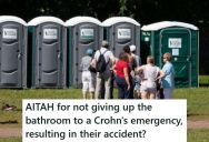 Guy Pounded On The Bathroom Door Begging Him To Get Out Due To An Emergency, And He Didn’t Make It Out In Time