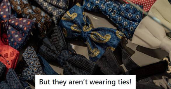 A collection of multi-colored bowties with all types of patterns