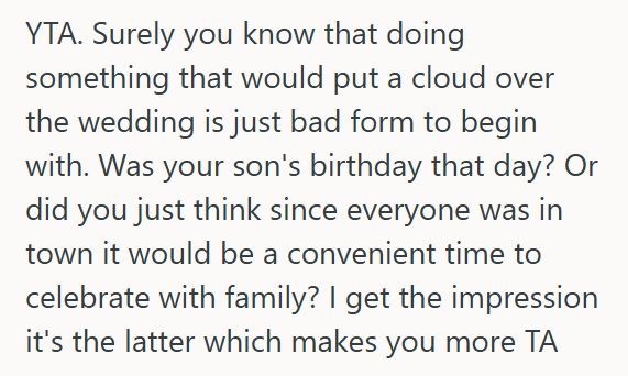 Brunch 3 Parent Hosted A Birthday Party For Their Son On The Morning Of A Family Wedding, And The Bride’s Mother Accused Them Of Being Disrespectful