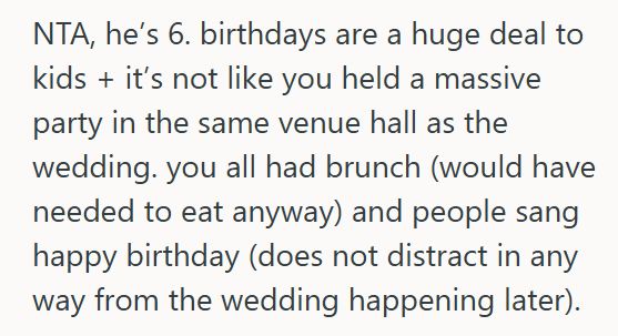 Brunch Parent Hosted A Birthday Party For Their Son On The Morning Of A Family Wedding, And The Bride’s Mother Accused Them Of Being Disrespectful