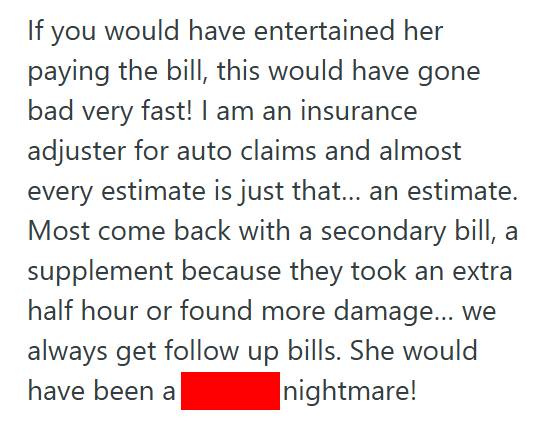 Car Dent 1 Driver Files Insurance Claim After Neighbor Refuses To Report Accident, And Now The Neighbor Is Angry She Cant Pay Out Of Pocket For The Damage