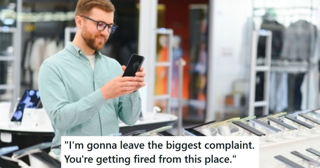 Man selling cell phones