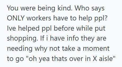 Child 2 Teen Was Grocery Shopping With Her Mom When An Elderly Woman Mistook Her For A Store Employee Because Of Her Jacket, And Her Mom Had To Step In And Clarify She Was Just A Kid