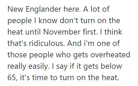Cold Woman Turned On The Heat During A Sudden Cold Snap, But Her Spouse Got Angry And Shut It Off Because He Said She Didn’t Need It