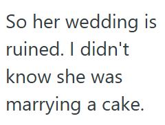 Comment 2 132 An Aunt Offered To Pay For Her Nieces Wedding Cake, But Then Realized She Couldnt Afford It, So Now The Niece Is Heartbroken