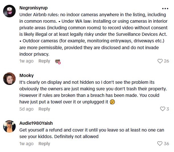 Comment 2 23 What Would You Do If You Checked In To Your AirBnB And You Found A Camera Turned On Sitting On The Counter? Is This Even Legal?