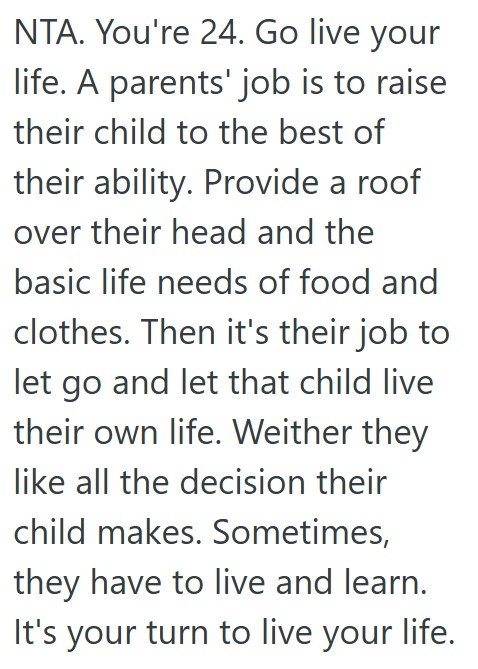 Comment 2 60 Young Man Wants To Move In With His Fiancé, But His Father Says He Will Cut Him Off If He Does