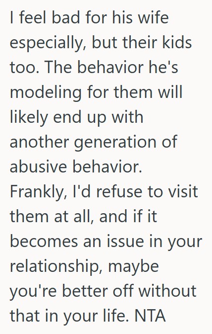 Comment 3 42 She Cannot Stand Her Brother In Law, But Everyone Else Loves Him, And Now They Are Going To Stay With Him For A Week