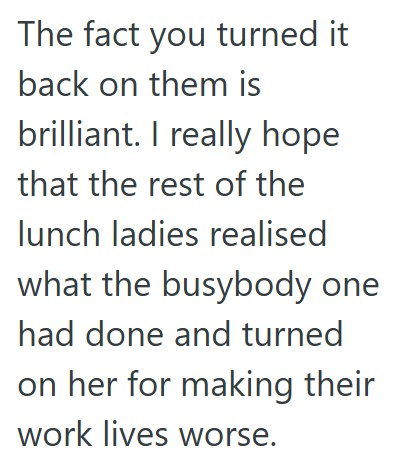 Comment 3 63 Lunch Ladies Complained About How The Janitor Cleaned The Cafeteria, So He Did It There Way, Which Left The Whole Place A Mess
